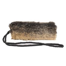 Porta tug met fake fur