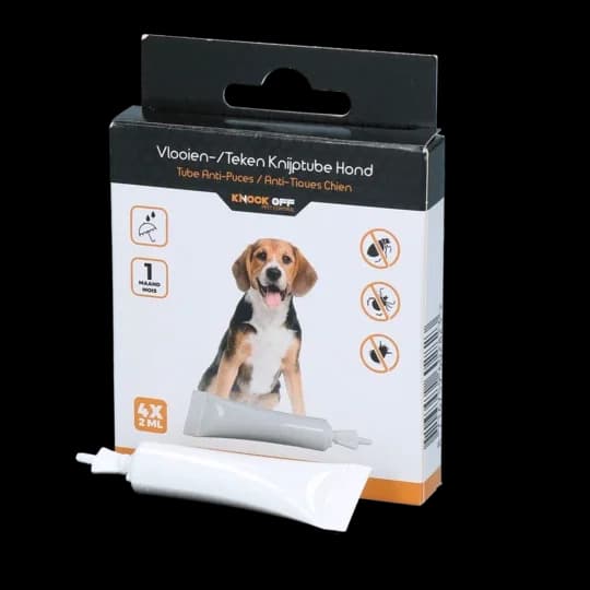 Knock off vlooien en teken pipet 4x voor honden vanaf 5 kg