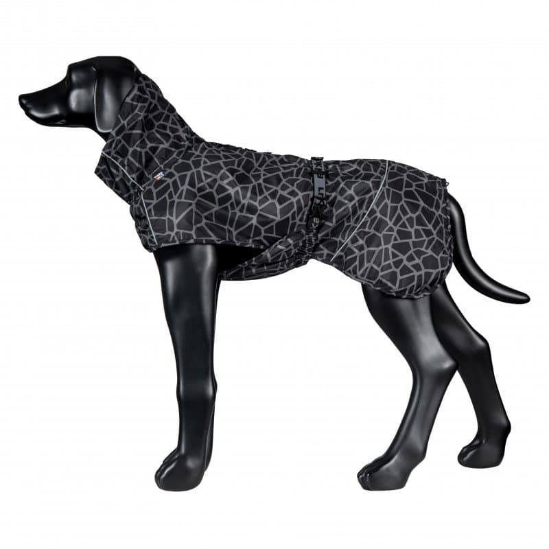 Hayton warm raincoat regenjas zwart hond maat 50