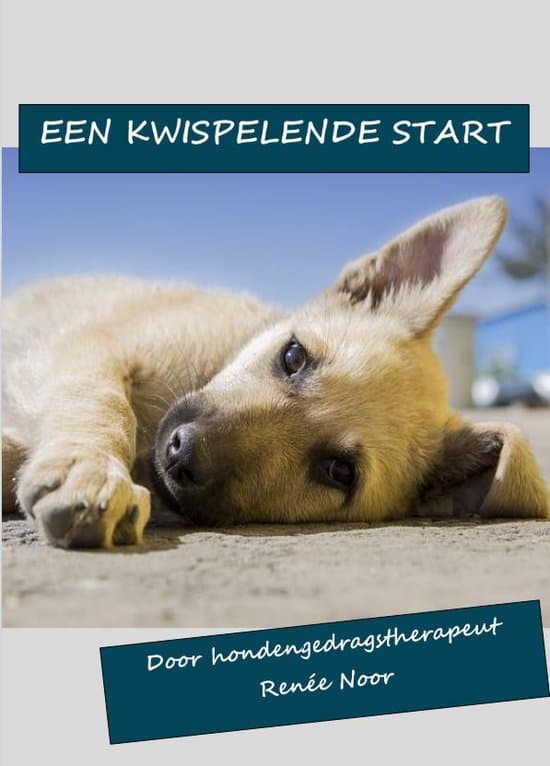 Puppyboek “Een Kwispelende Start”