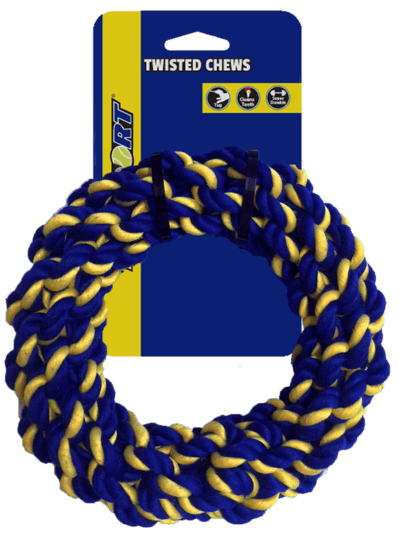 Twisted chews ring